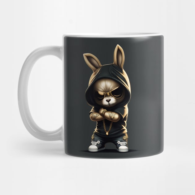 Bunny Rabbit Hip-Hop Artist by dmac